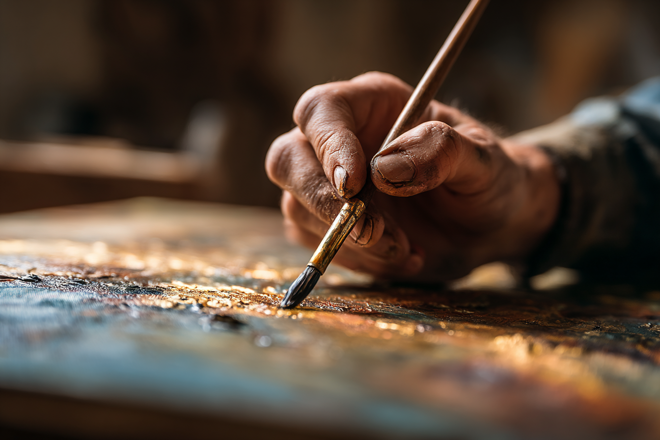 La mano dell’artista resta centrale