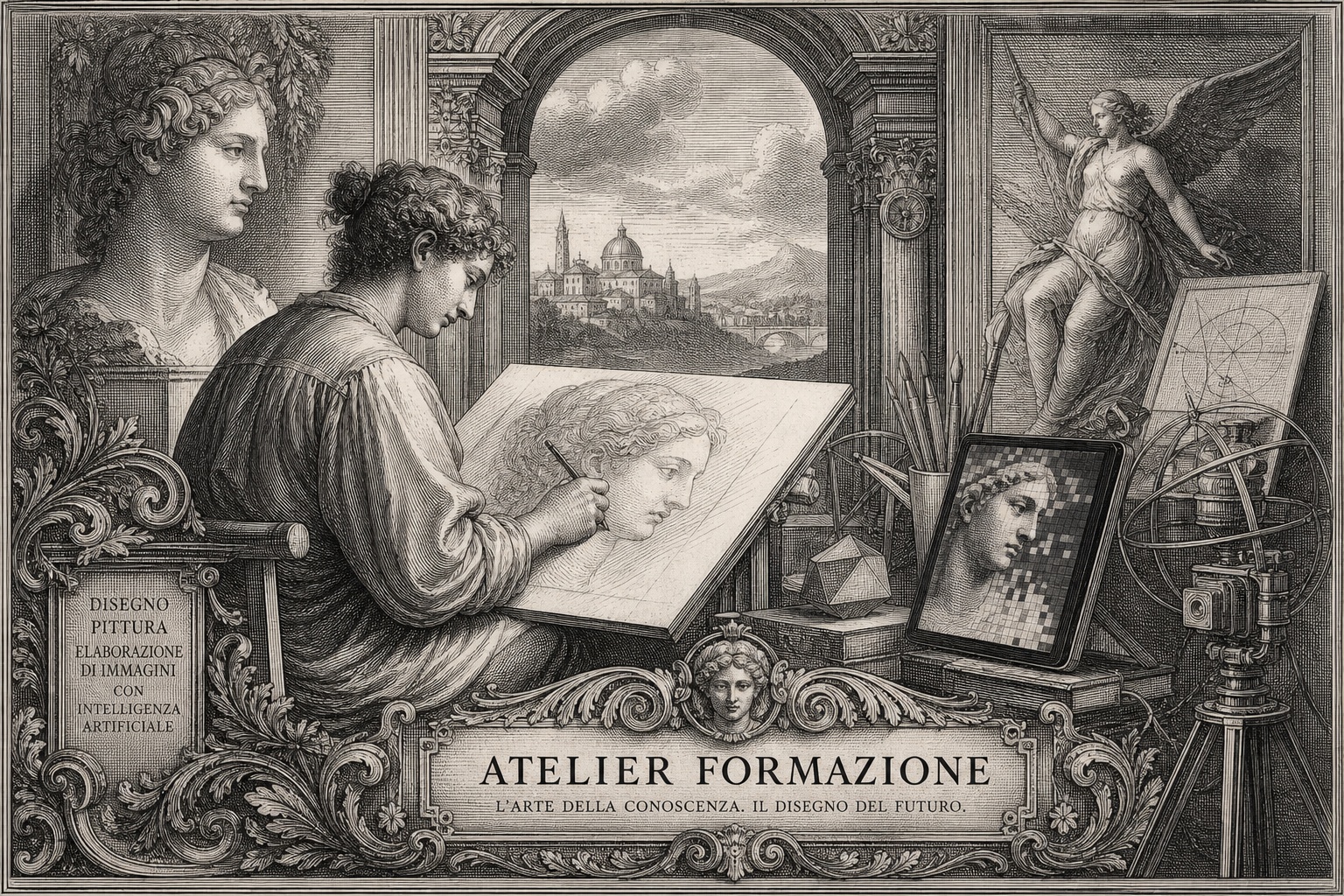 Libreria di ispirazione per il disegno